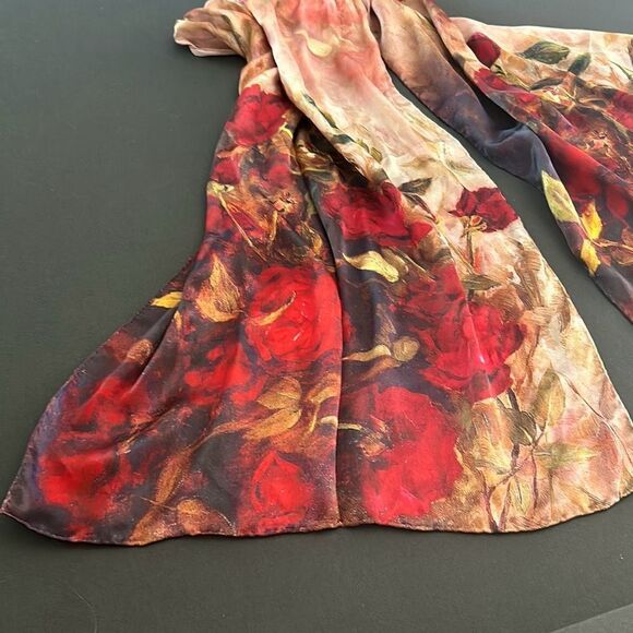 100% Silk Handmade Scarf - Picture 6 of 6